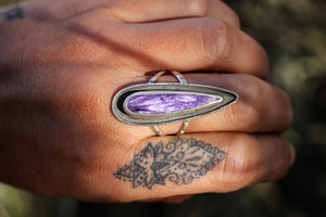 Charolite Ring - Size 10.25