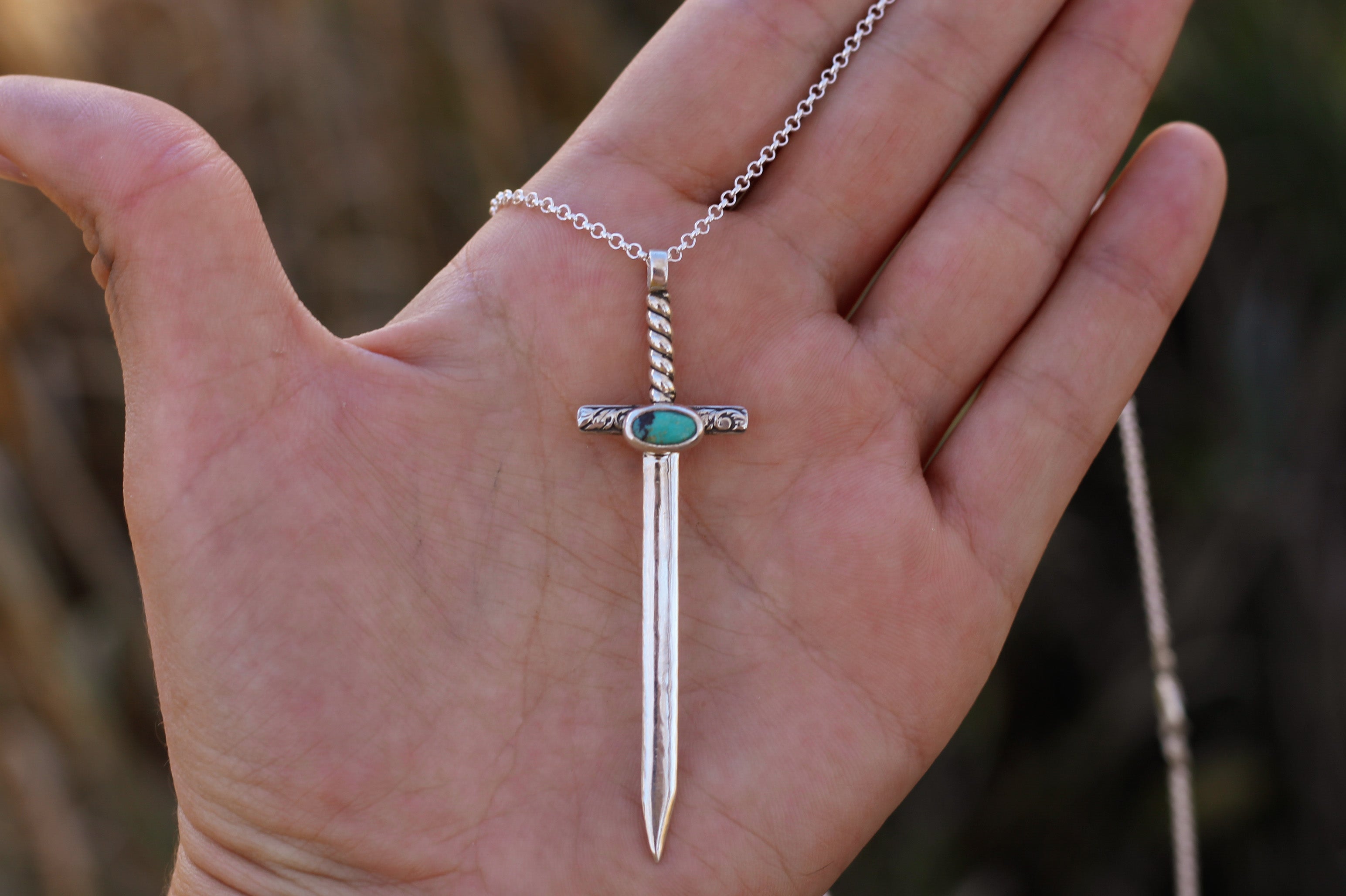 Sardothien Sword Turquoise Necklace