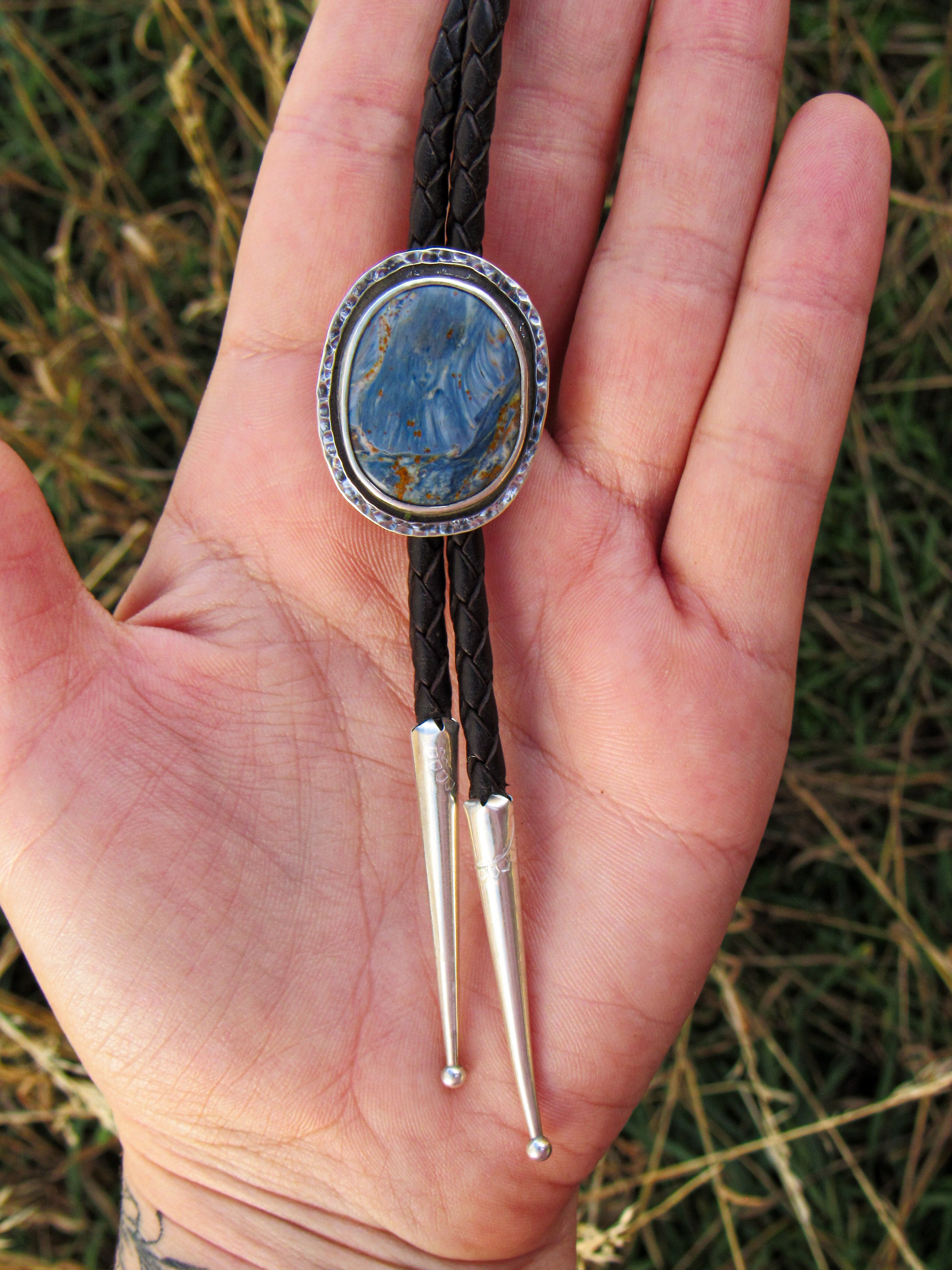 Sodalite Bolo Tie