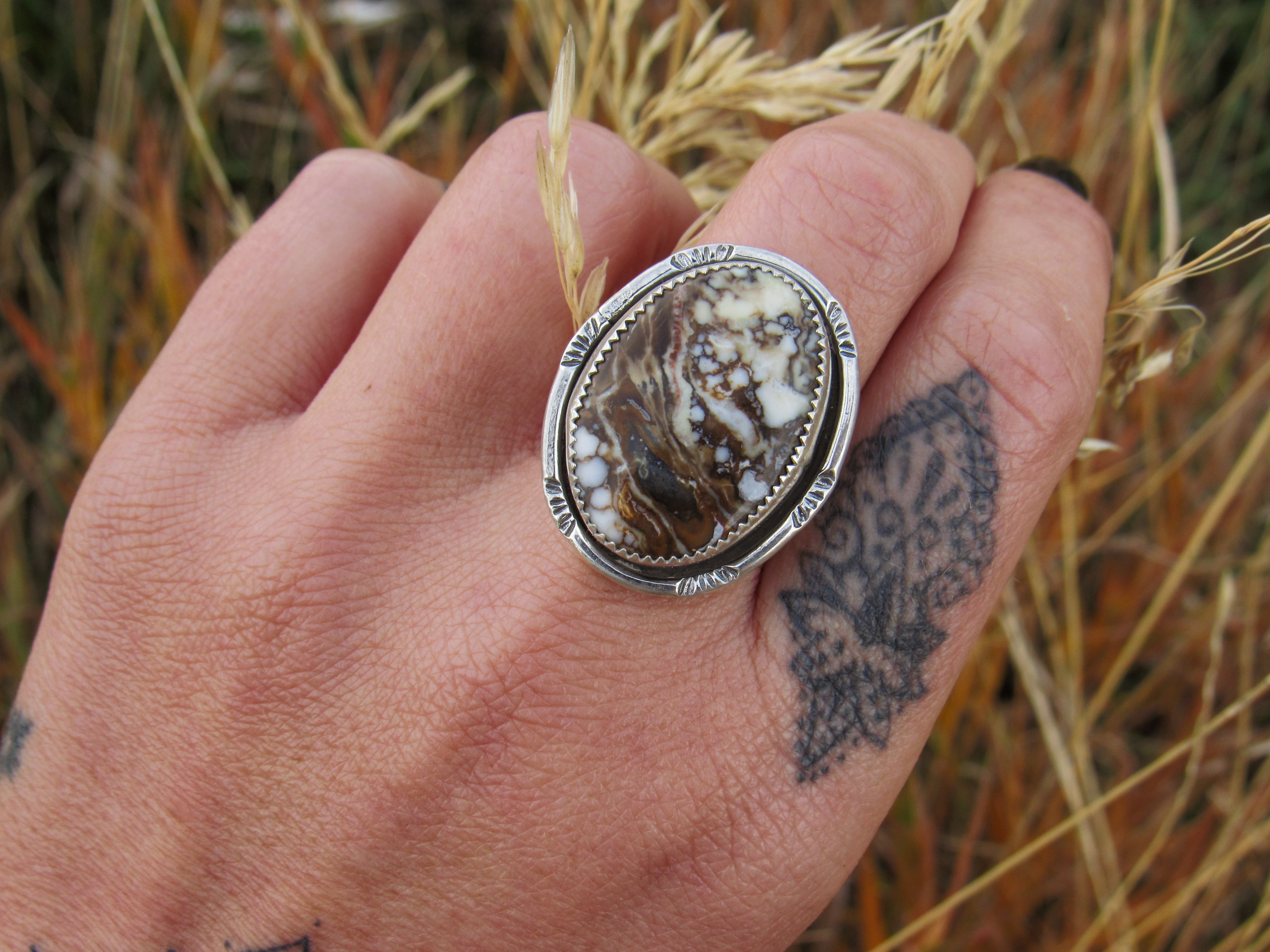 Wild Horse Magnesite Ring - Size 7.25