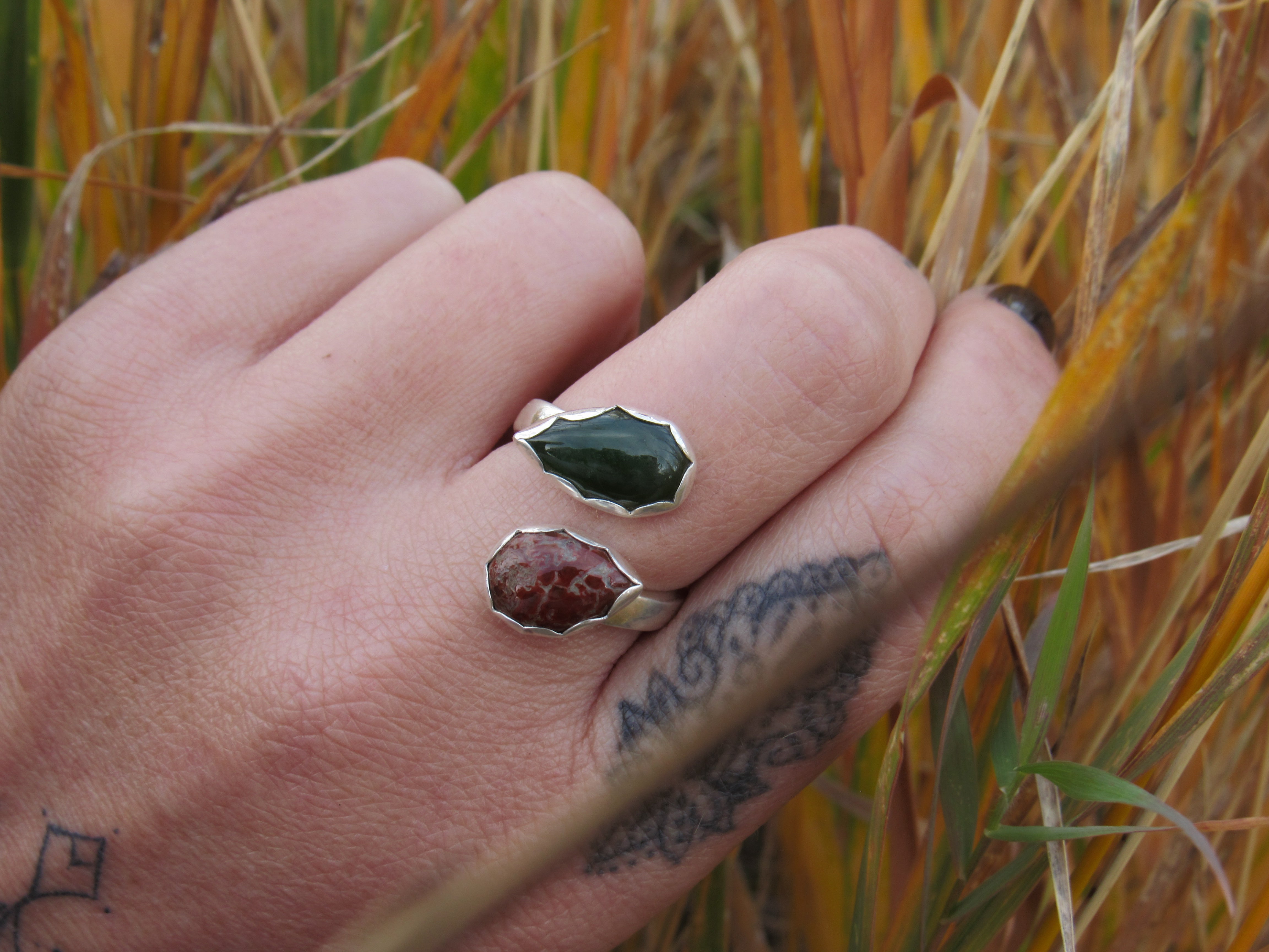 Dinosaur Jade Ring - Size 7