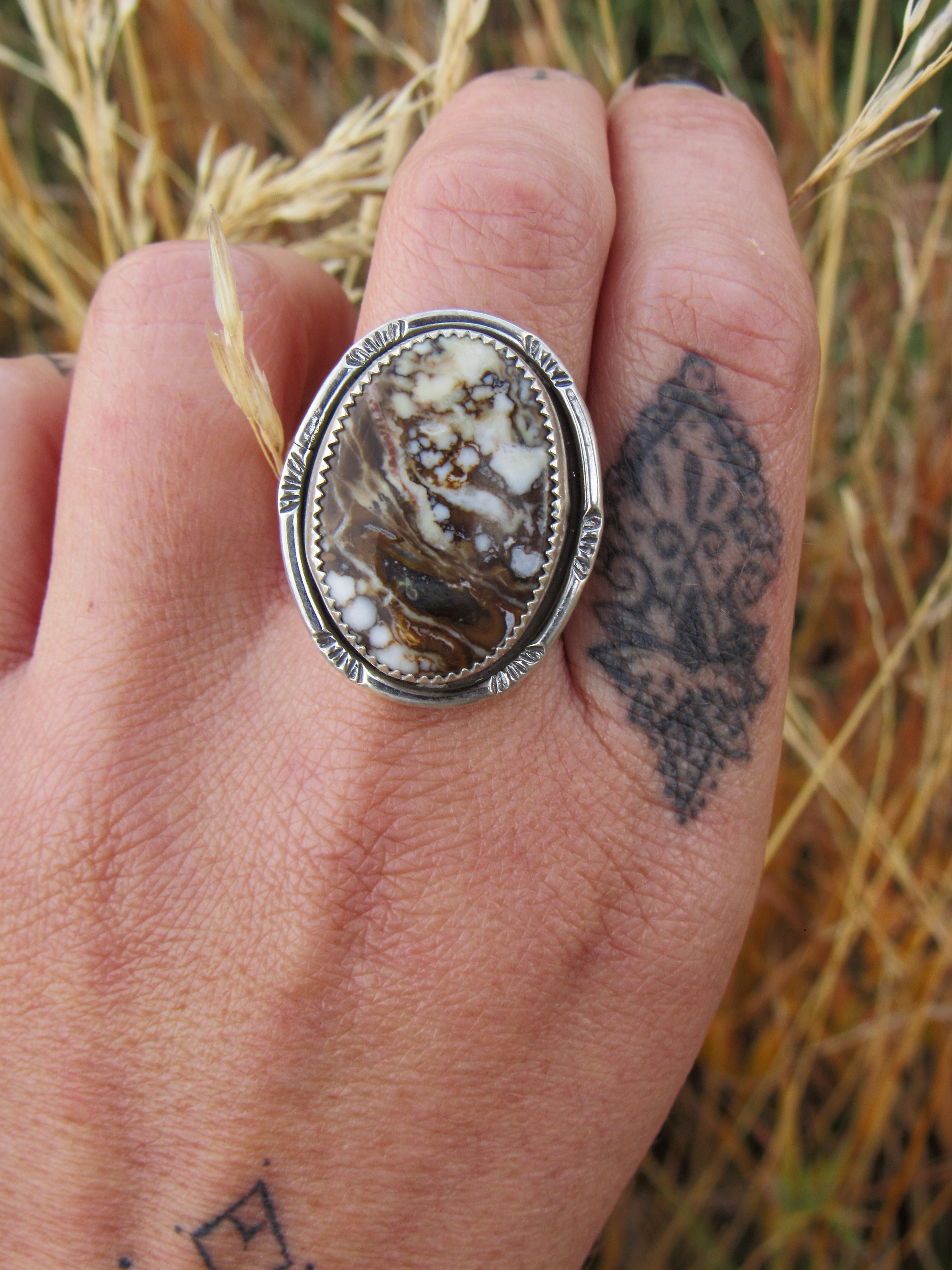 Wild Horse Magnesite Ring - Size 7.25
