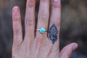 Sonoran Gold Turquoise Ring - Size 8.25